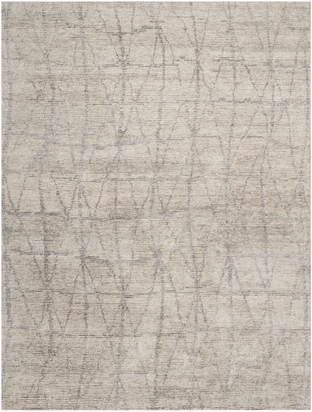 Nourison Home Nourison Ellora ELL02 8'6" x 11'6" Stone Scandinavian Indoor Rug