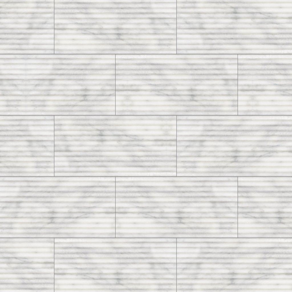 Emser Tile FLUTIQUE ALBA HONED - Multicolor