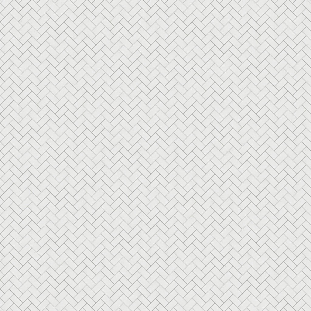 Marble Systems Aspen White Polished Herringbone 1x2 Marble Mosaic 11x11 - Aspen White