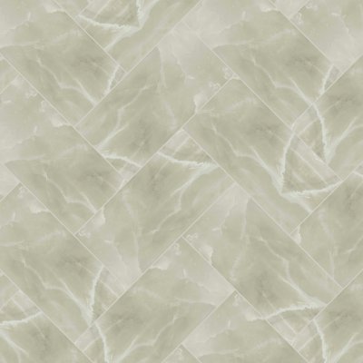 Qualis Ceramica Lustra 12x24 Onyx Sage Honed - Herringbone
