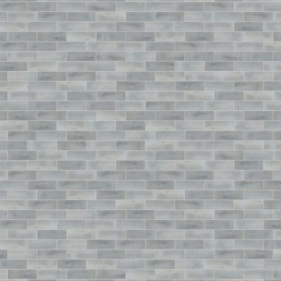 Qualis Ceramica Aruba 2x6 Steel Gloss - Alternating 1/3