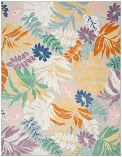 Nourison Home Nourison Suncoast SNC02 9' x 12' Multicolor Tropical Rug - 7'10" x 9'10"