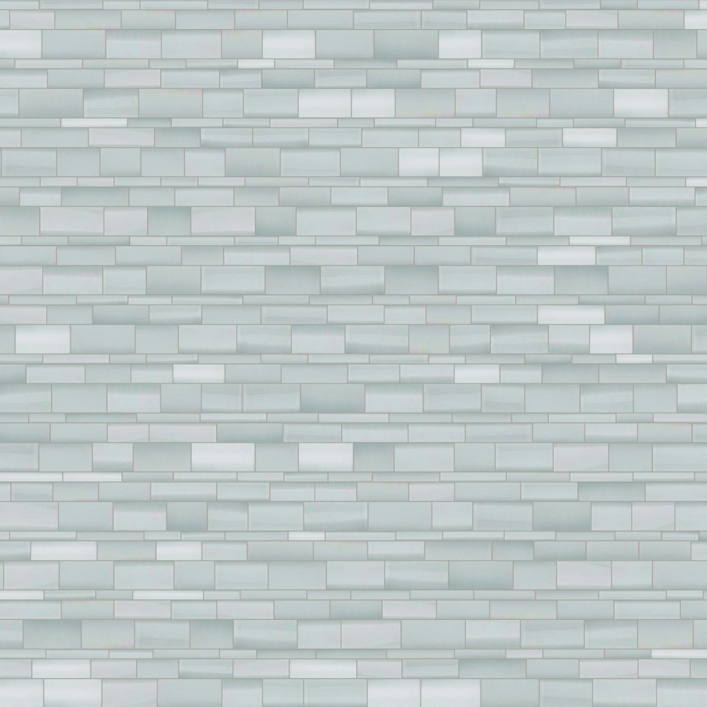 Marble Systems Tide Glossy Interlocking Slides Glass Mosaic 12x12 - Tide