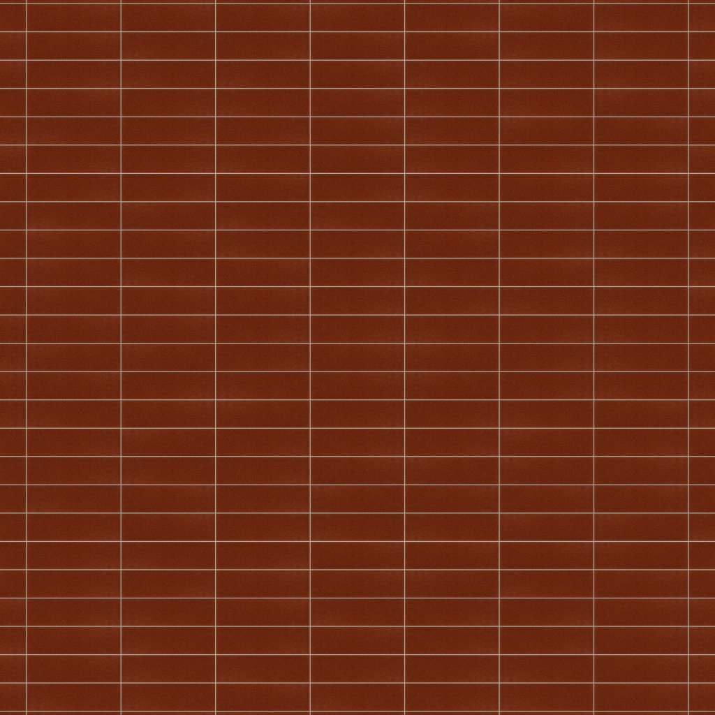 Marble Systems Granada Leather Subway Thin Brick Tile 2 1/4x7 9/16 - Granada