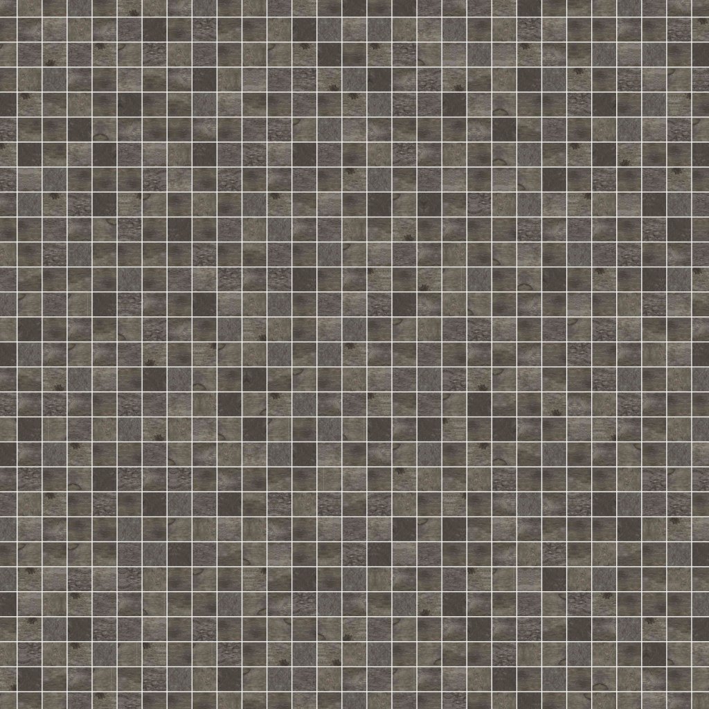 Qualis Ceramica Nepal Slate Pokhara Pizarra 2X2 Mosaic - Dark Green