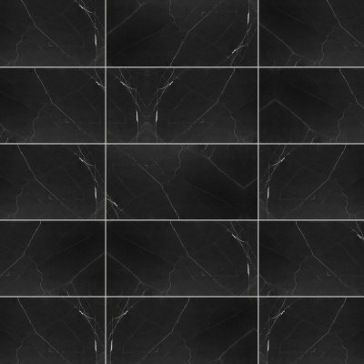 Qualis Ceramica Galaxia Nero 12x24 - 12" x 24"