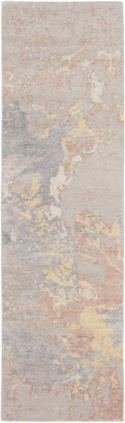 Nourison Home Nourison Silk Shadows SHA20 5'6" x 7'5" Silver Modern Indoor Rug - 2'3" x 8'