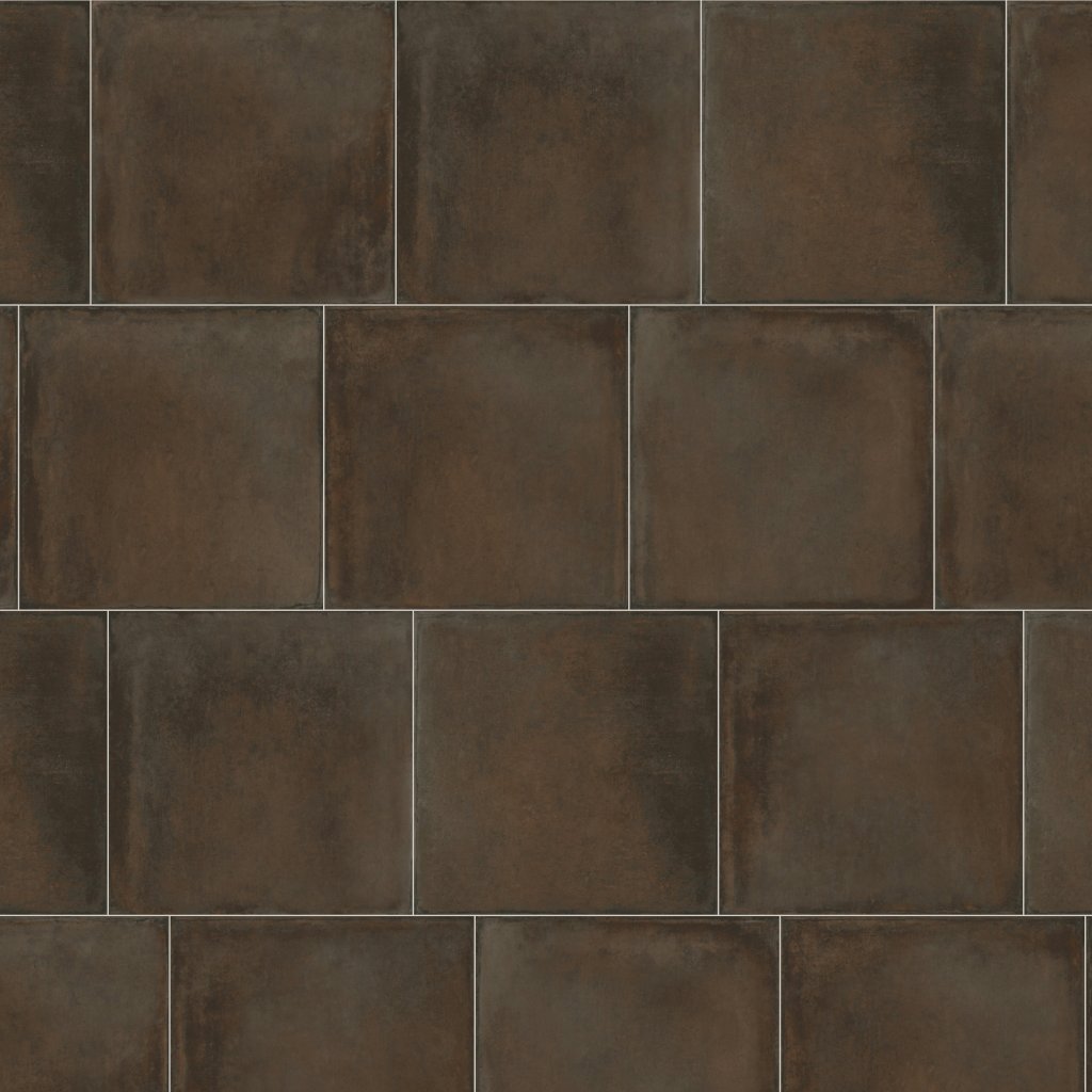 Qualis Ceramica Charleston Citadel Chocolate 16X16F - Brown