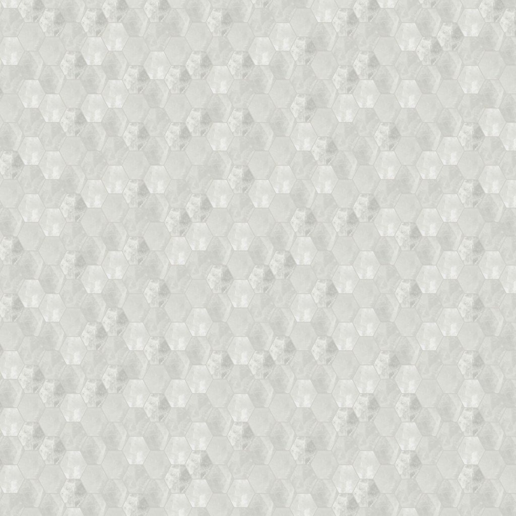 Qualis Ceramica Royal Stoneworks 2" Crystal Luxe Hex