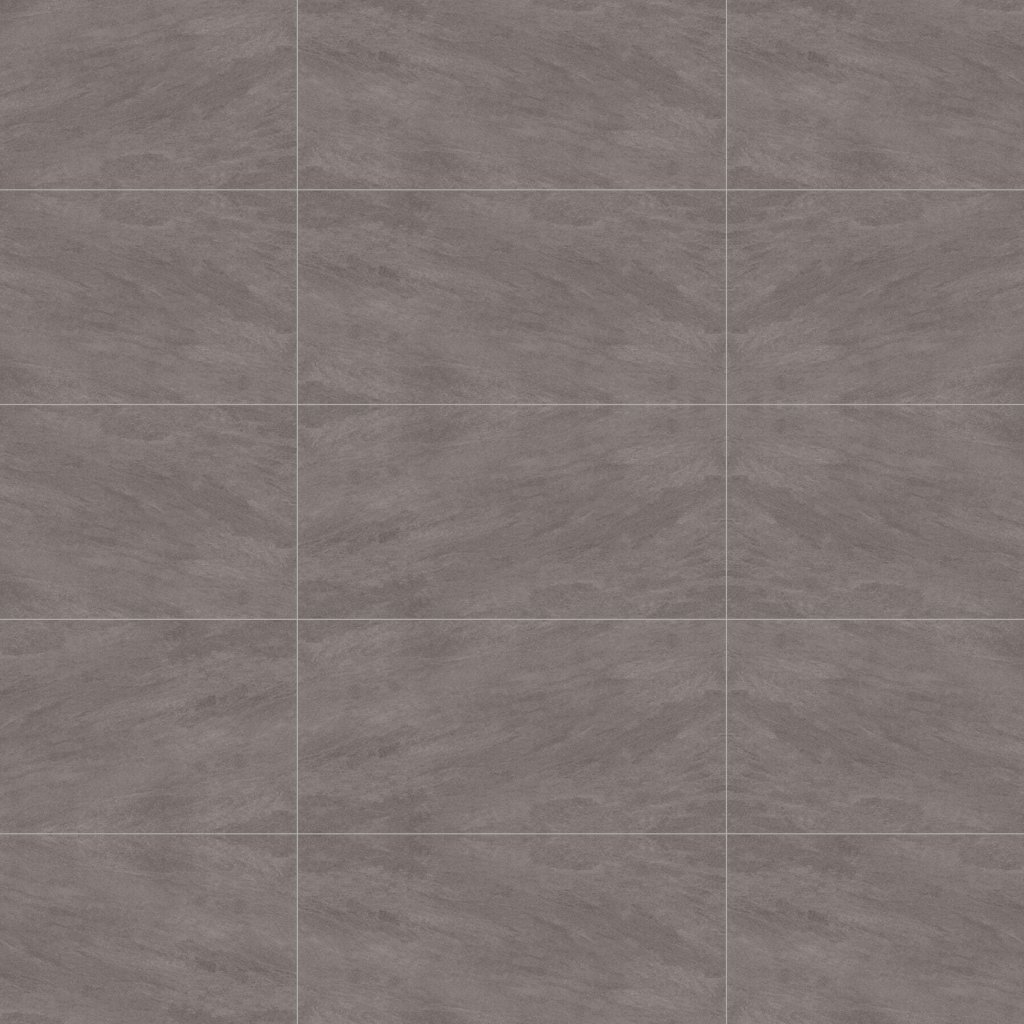 Marble Systems Dark Grey Matte Slate Look Porcelain Tile 12x24 - Dark Grey