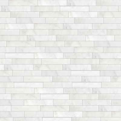 Marble Systems Glacier Honed Marble Accent Tiles Elevations Pattern - Glacier - Elevations Pattern x Random"