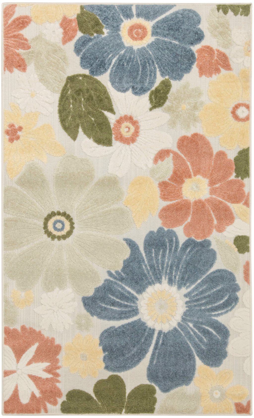 Nourison Home Nourison Aloha ALH42 2'8" x 4' Multicolor Modern Rug