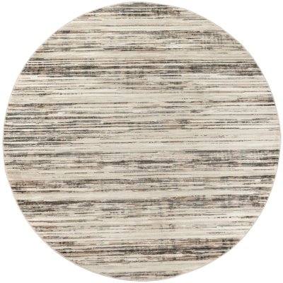 Nourison Home Nourison Serenity Home SRH03 4' x Round Ivory Beige Modern Indoor Rug - 4' Round