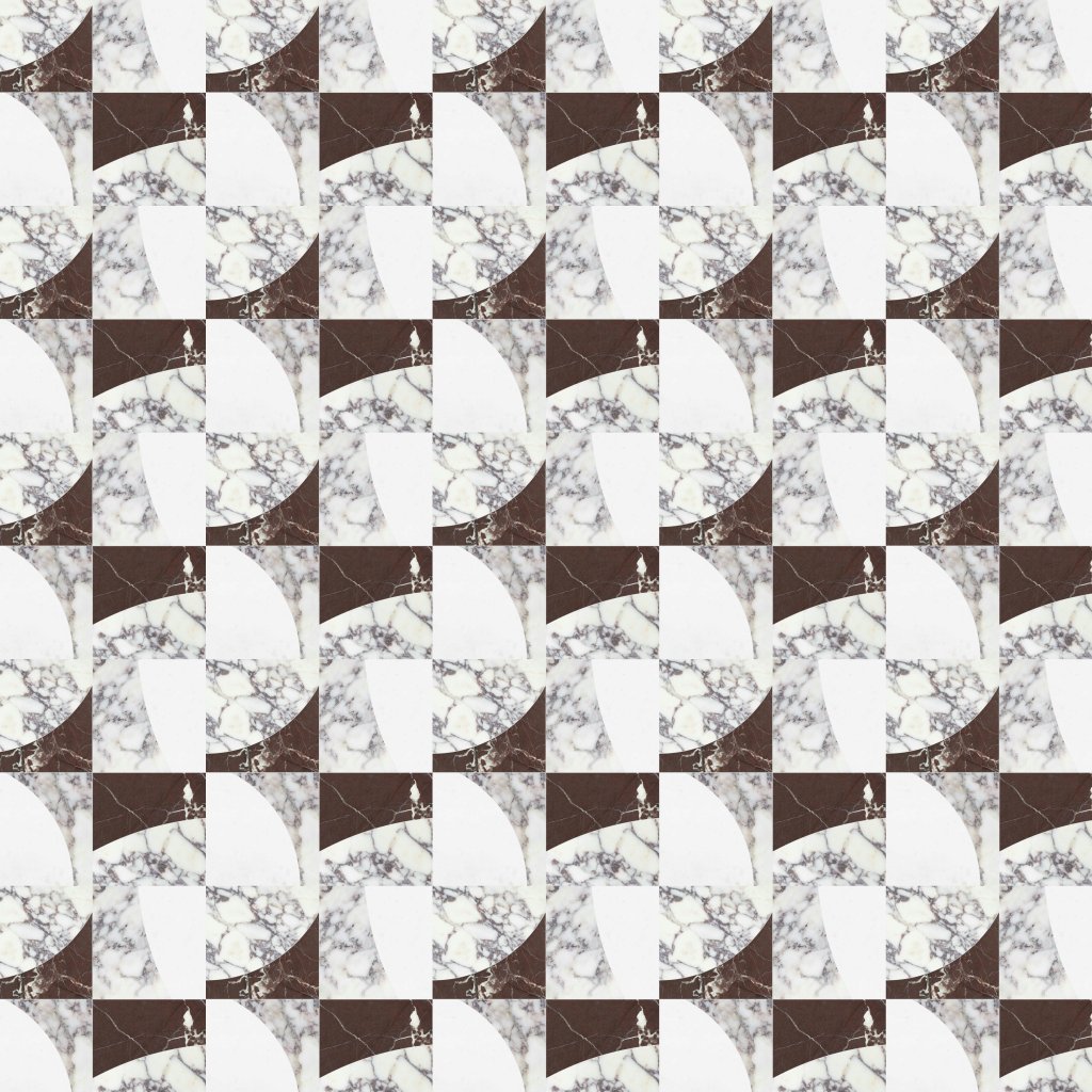 Qualis Ceramica Utopio Eclypse Orchid Mosaic