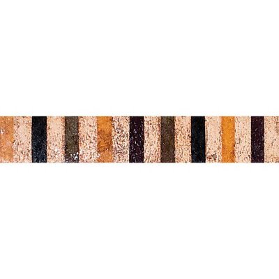 Marble Systems Woodland Ochre Glazed Wessex Ceramic Border Tiles 1x6 - Woodland Ochre - 1" x 6" x 3/8"