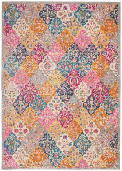Nourison Home Nourison Passion PSN21 2'2" x 7'6" Multicolor Bohemian Indoor Rug - 3'9" x 5'9"