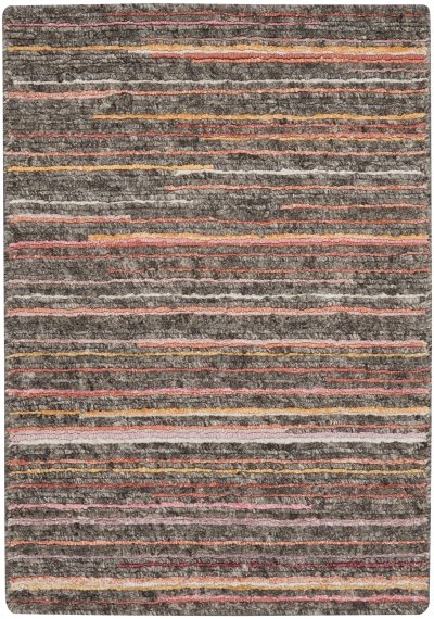 Nourison Home Nourison Plateau PAE01 2' x 3' Grey Flame Modern Indoor Rug - 2' x 3'