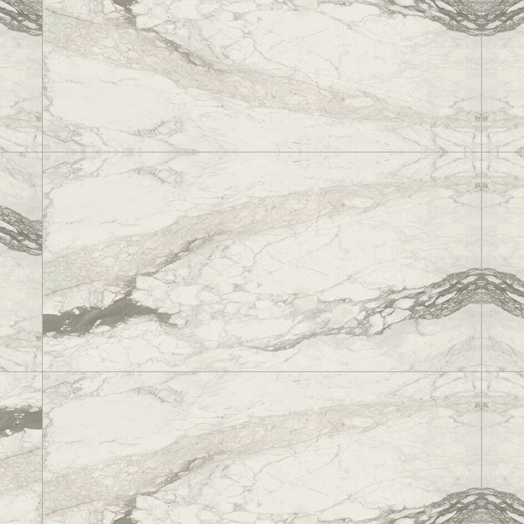 Marble Systems Calacatta Renoire Honed Marble Look Porcelain Tile 24x48 - Calacatta Renoire