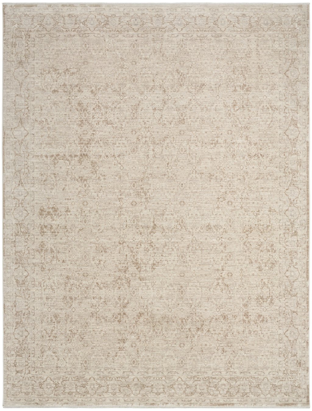 Nourison Home Nourison Outlines OLN04 6' x 9' Ivory Grey Vintage Indoor Rug