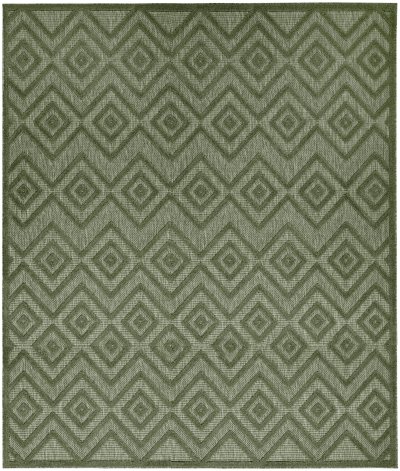 Nourison Home Nourison Versatile NRV01 8' x Round Green Modern Rug - 8' x 10'