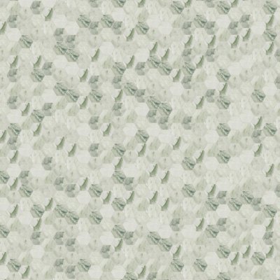 Qualis Ceramica Moscato Argento 2 Hexagon Mosaic - 12" x 12"