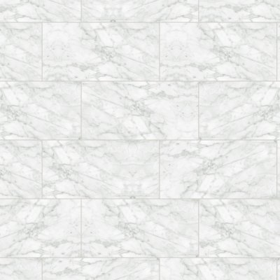 Qualis Ceramica Plata 12x24 Carrara Abisso Polished - Alternating 1/3