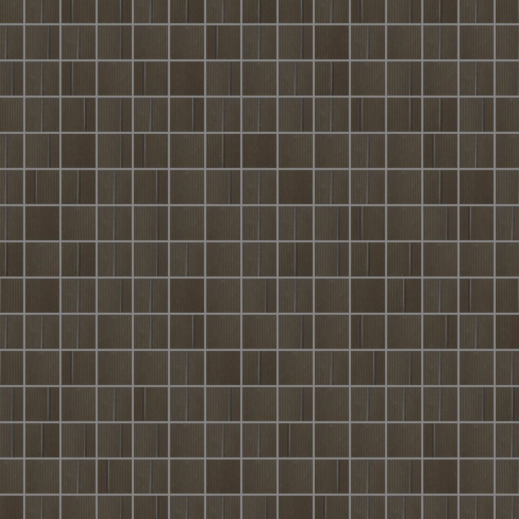 Emser Tile KANJI YUNI GLOSSY SQUARE MOSAIC - Black
