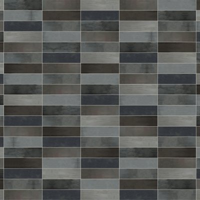 Qualis Ceramica Morocco 3x11 Coal Gloss - 3" x 11"