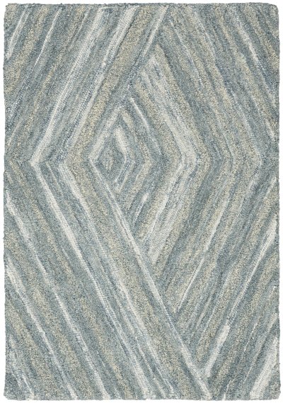 Nourison Home Nourison Graceful GRU03 5'3" x 7'3" Blue Modern Indoor Rug - 5'3" x 7'3"