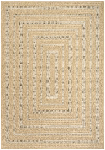 Nourison Home Nourison Tulum TLM04 6' x 9' Taupe Grey Outdoor Rug - 5'3" x 7'