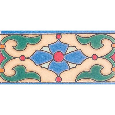 Marble Systems 331 A Glazed Ceramic Border Tiles 3x6 - 331 A - 3" x 6" x 3/8"