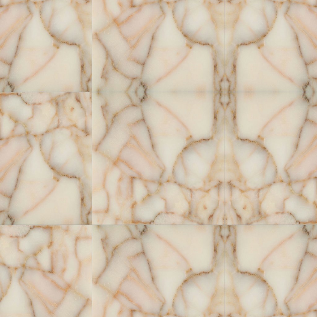 Marble Systems Afyon Gold Polished Marble Tile 24x24 - Afyon Gold
