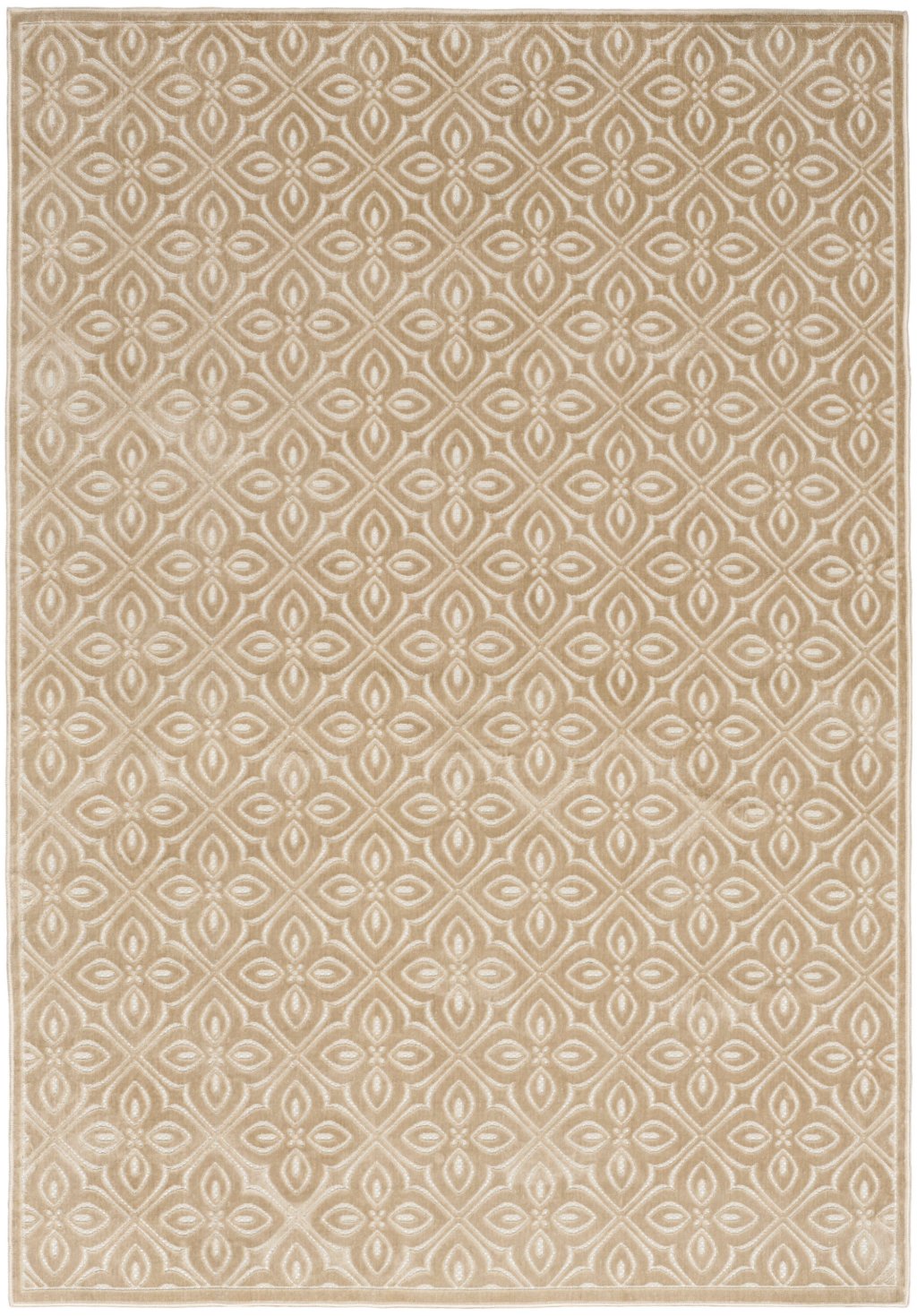 Nourison Home Nourison Washable Charm WCH03 4' x 6' Beige Ivory Contemporary Indoor Rug