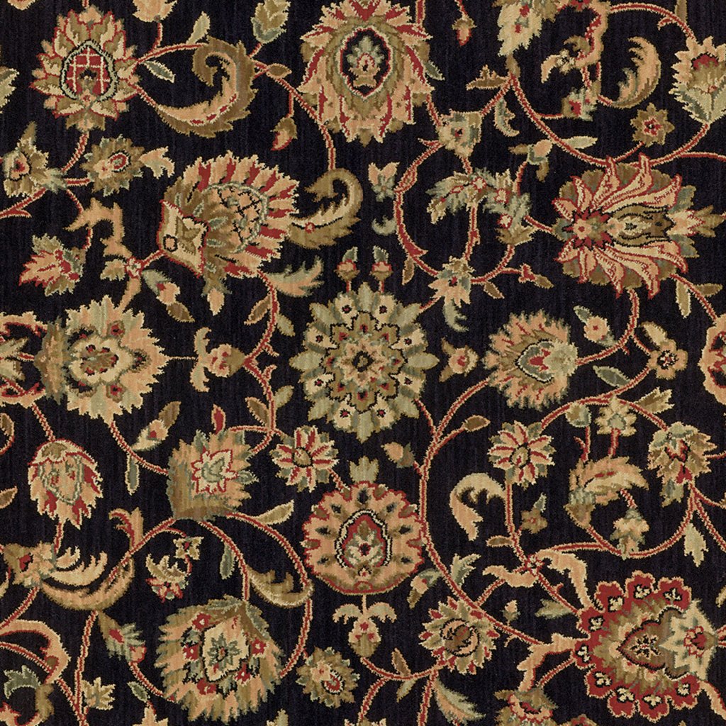 Nourison GRAND PARTERRE GRAND KASHAN PT05 MIDNIGHT BROADLOOM