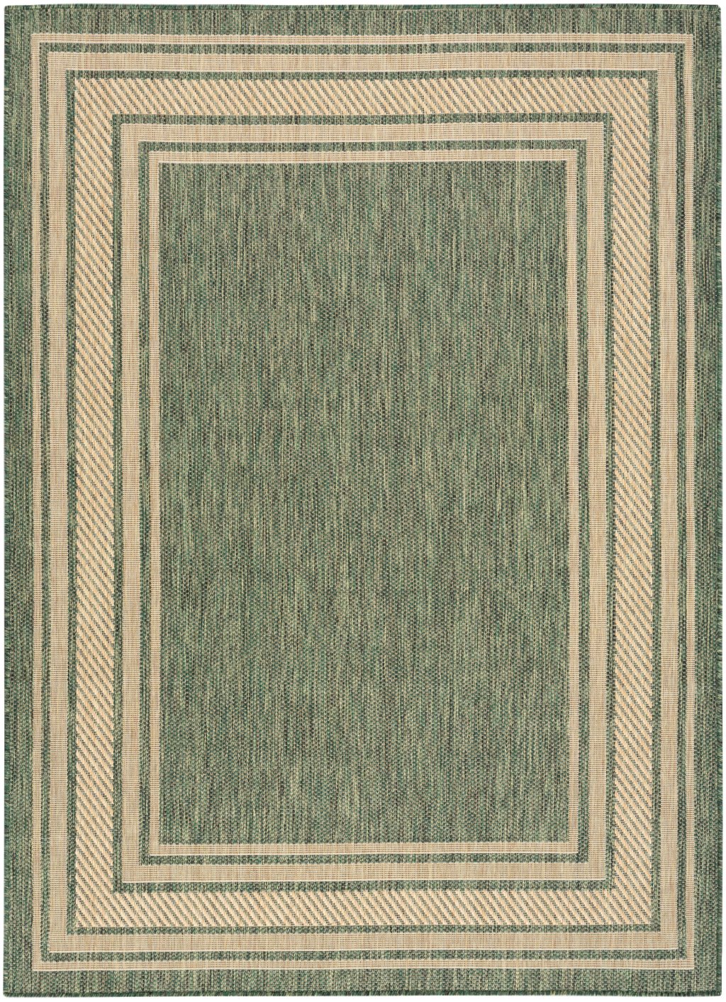Nourison Home Nourison Horizon Indoor/Outdoor HOZ03 5' x 7' Green Modern Rug