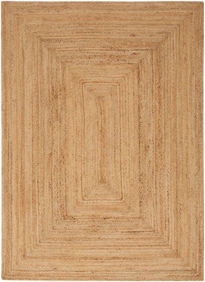 Nourison Home Nourison Natural Jute NJT03 6' x Round Natural Farmhouse Indoor Rug - 5' x 7'