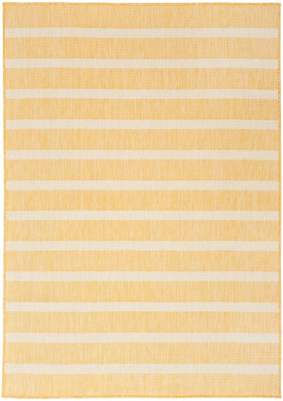 Nourison Home Nourison Positano POS03 6' x 9' Yellow Ivory Modern Rug - 4' x 6'