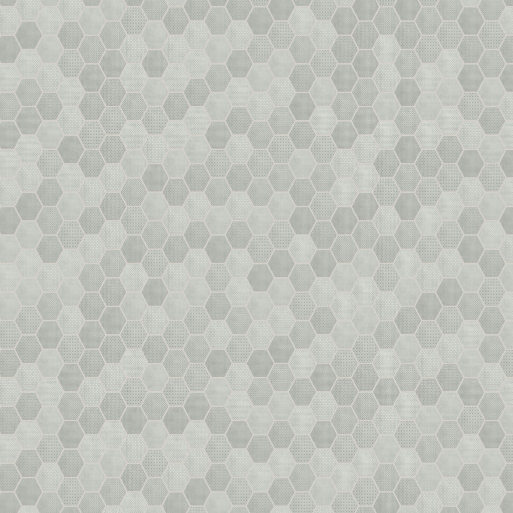 Qualis Ceramica Tapestri 8.5 Wool Blend Hexagon