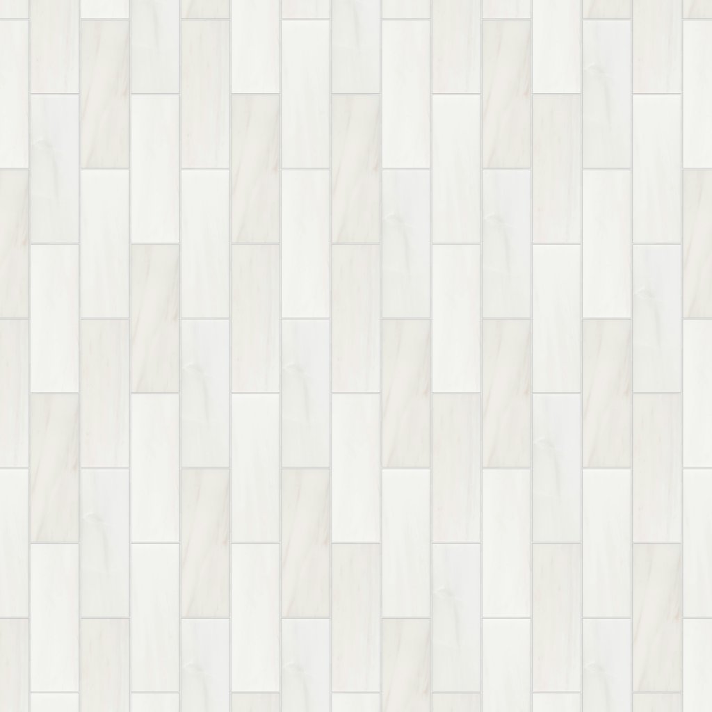 MSI Bianco Dolomite Subway Tile 4X12 Polished - White-Cool