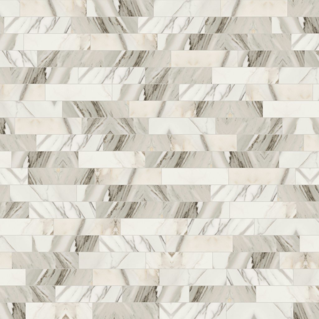 Qualis Ceramica Mystique 3X12 Polished Crush Gold - Gold