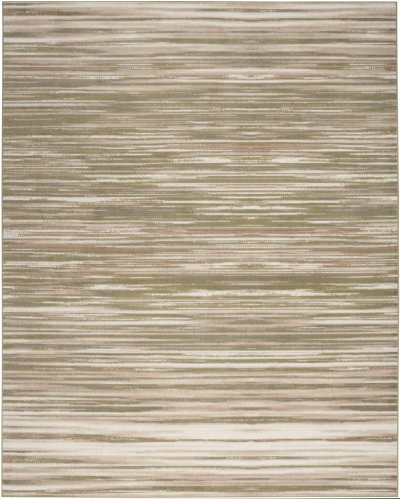 Nourison Home Nourison Jubilant JUB04 2'3" x 7'3" Green Ivory Modern Indoor Rug - 6' x 9'
