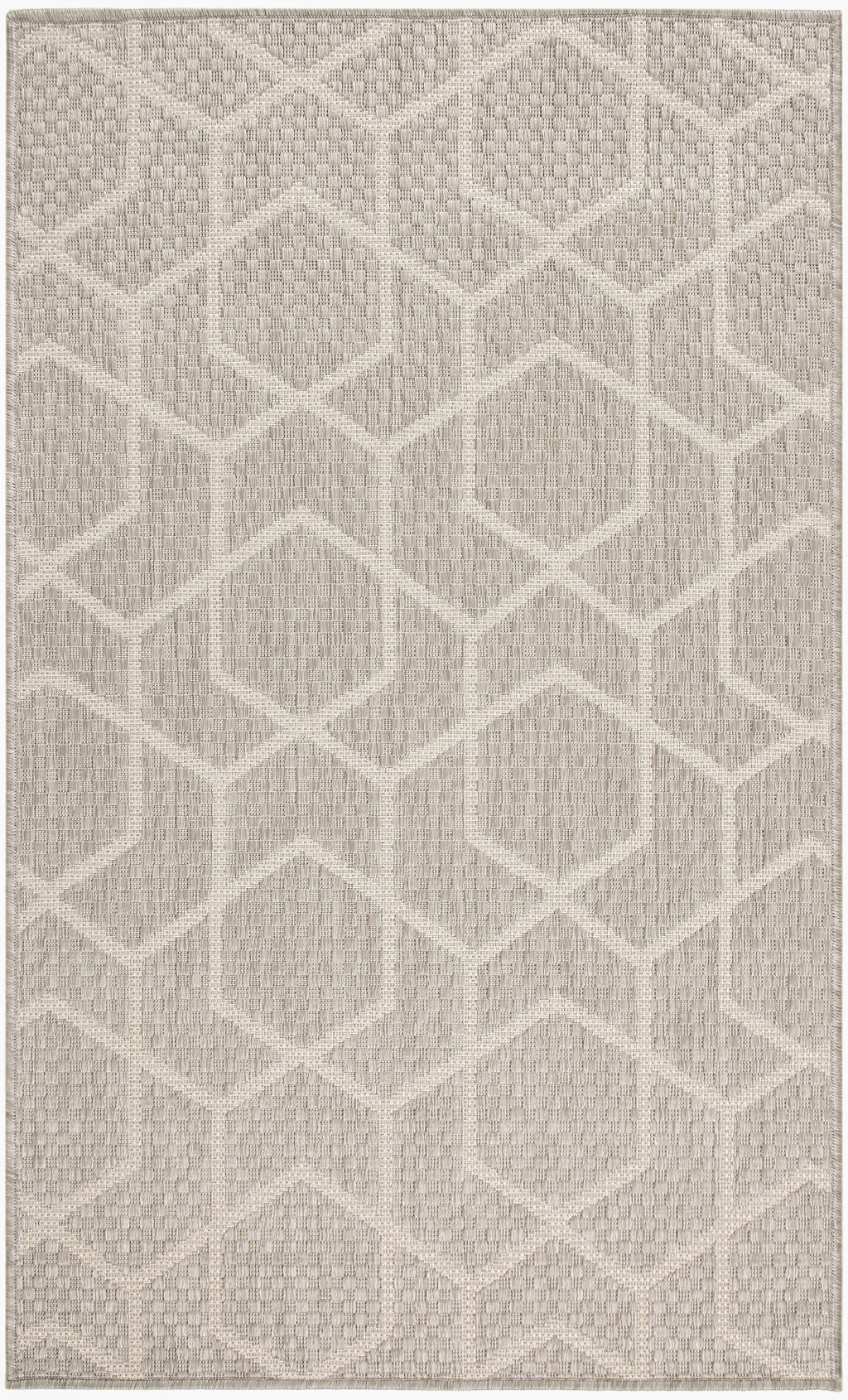 Nourison Home Nourison Horizon Indoor/Outdoor HOZ01 3' x 5' Grey Modern Rug