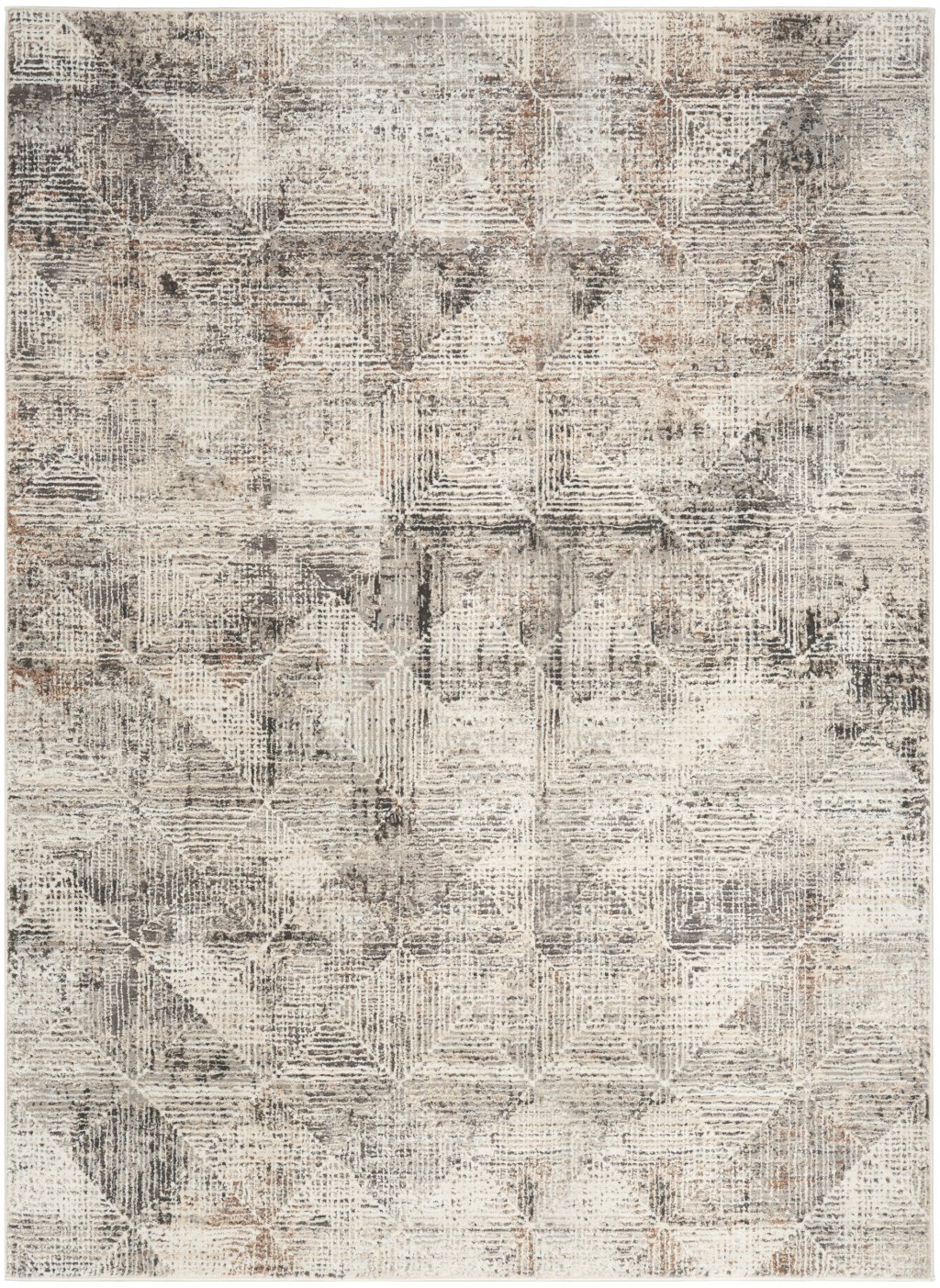 Nourison Home Nourison Sustainable Trends SUT08 9' x 12' Ivory Multicolor Modern Indoor Rug