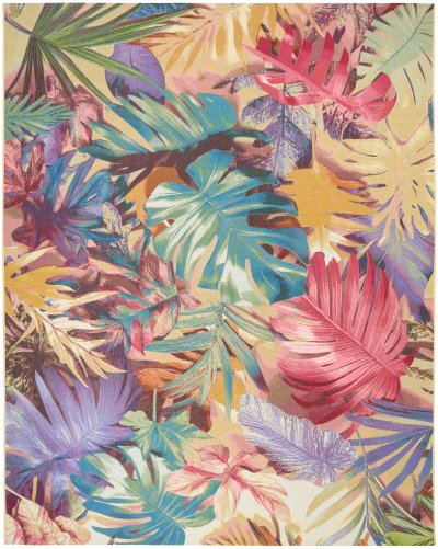 Nourison Home Nourison Color Splash CSP07 9' x 12' Multicolor Tropical Rug - 9' x 12'