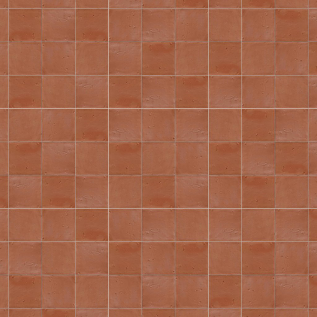 Marble Systems Hand Made Matte Terracotta Tile 6x6 - Hand Made