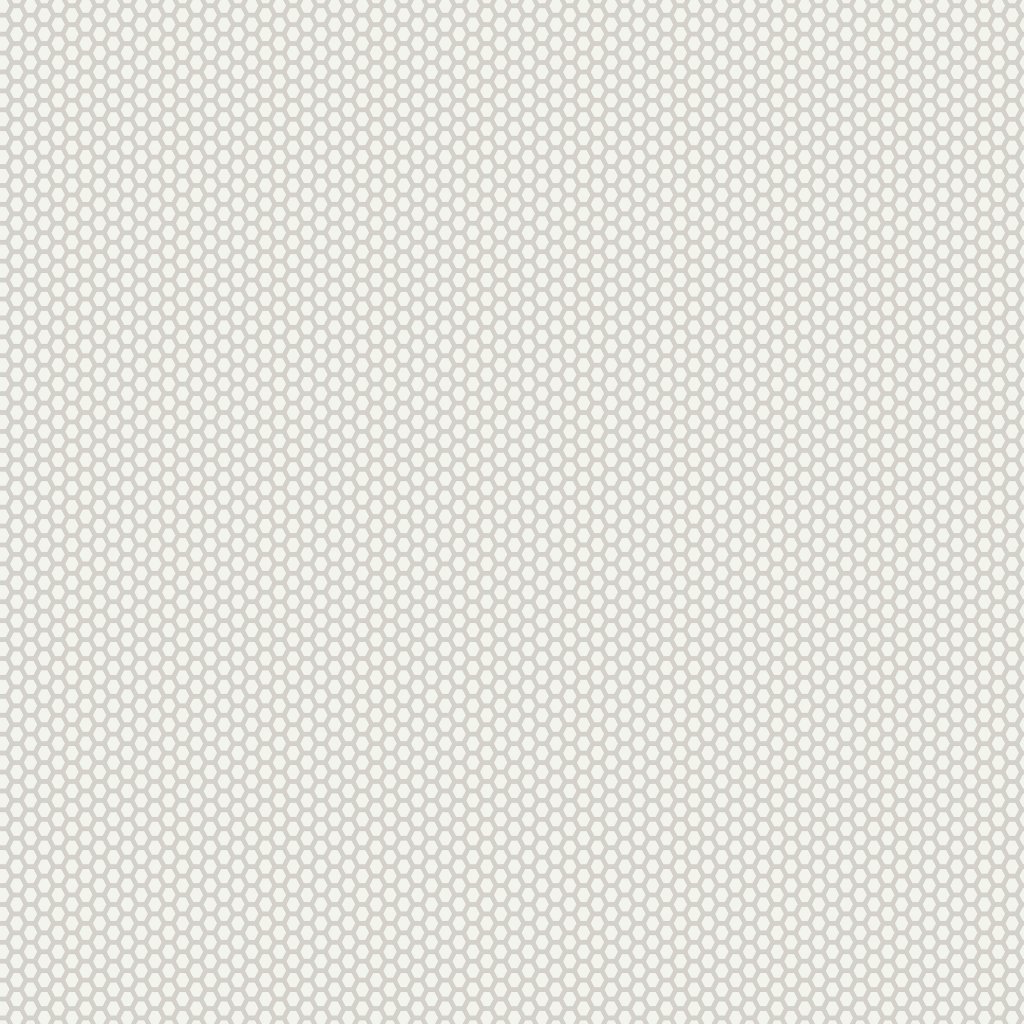 Qualis Ceramica Traditions White 1" Hexagon Matt Mosaic - White