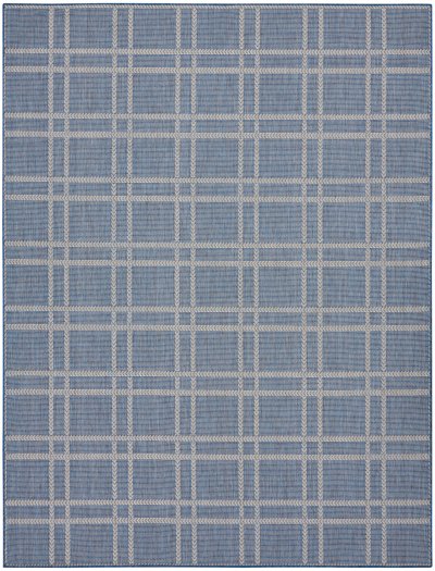 Nourison Home Nourison Horizon Indoor/Outdoor HOZ04 3' x 5' Navy Modern Rug - 9' x 12'