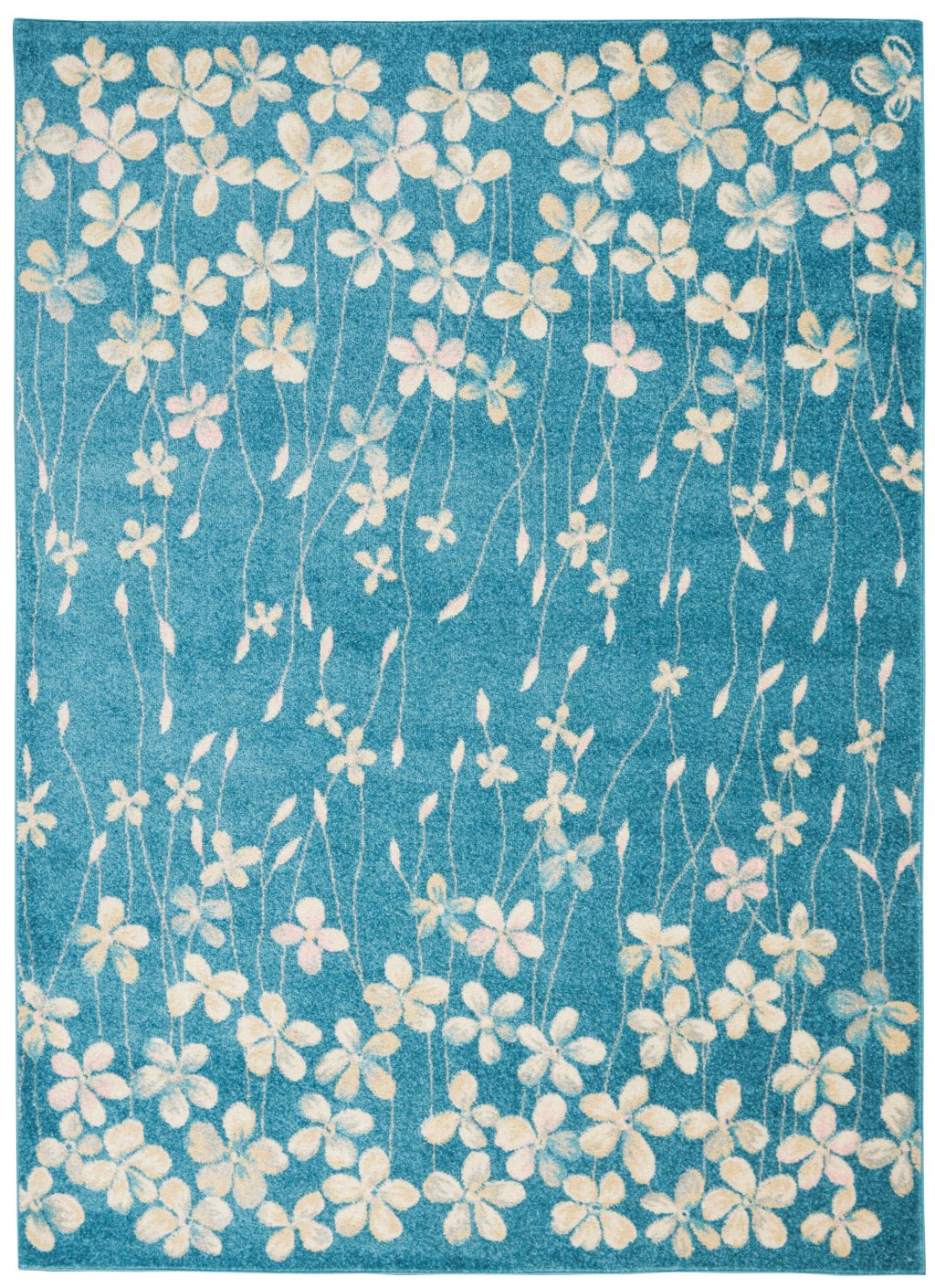 Nourison Home Nourison Tranquil TRA04 4' x 6' Turquoise Contemporary Indoor Rug