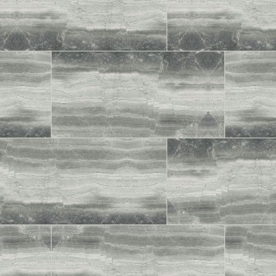 Qualis Ceramica Volcana Notte 18x36 - Alternating 1/3