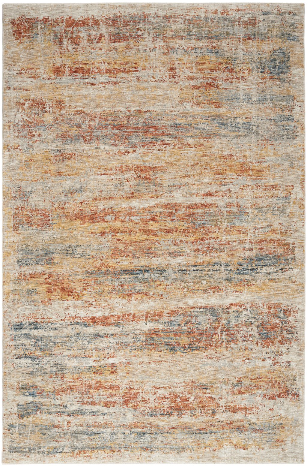 Nourison Home Nourison Sahar SHR04 7'10" x 10'4" Beige Blue Vintage Indoor Rug